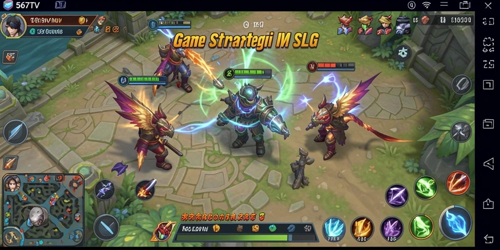 Tampilan gameplay seru dari 567TV dengan strategi mendalam.