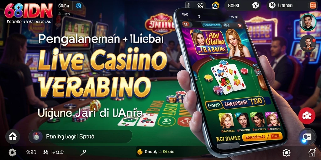 Tampilan gameplay Live Casino yang interaktif dan menarik.