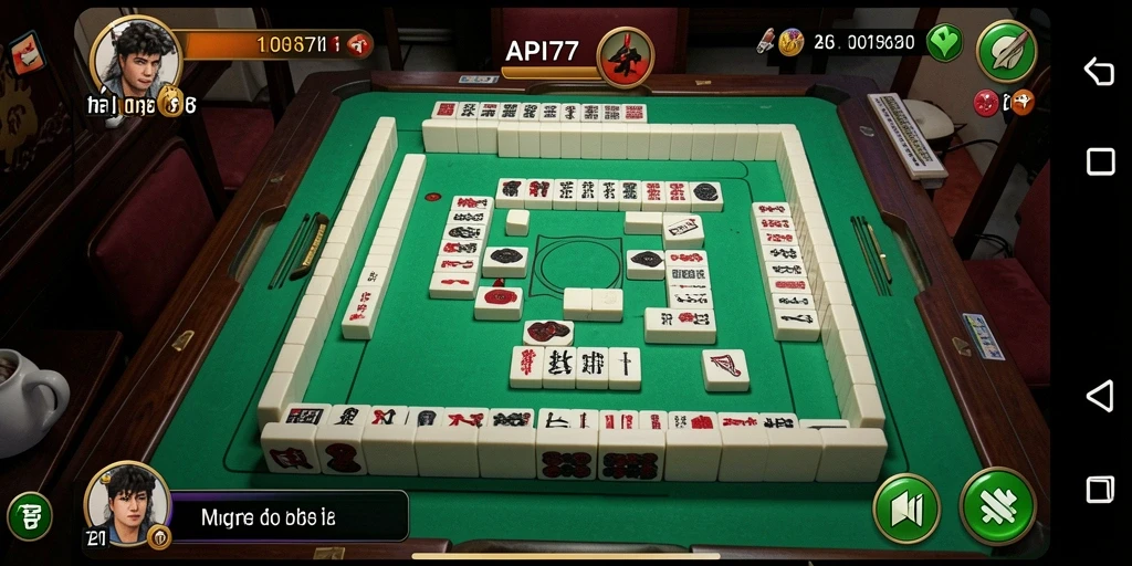 Tampilan gameplay Mahjong yang seru dan interaktif di API77.
