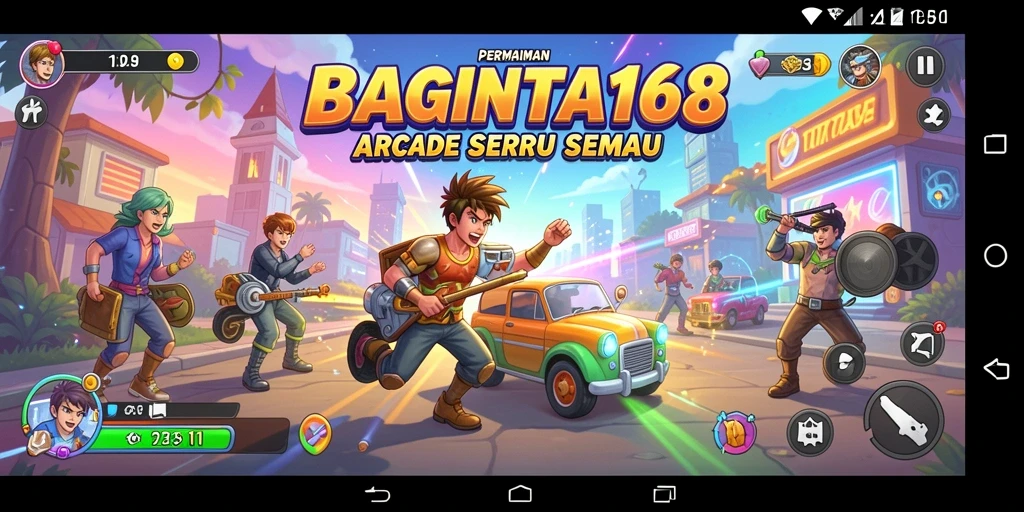 Tampilan gameplay yang seru dan menantang dalam BAGINTA168.