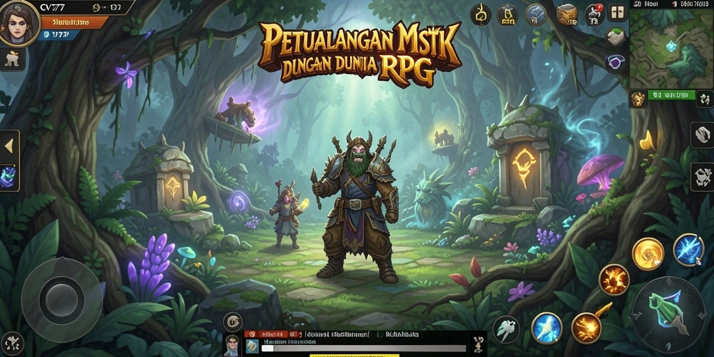 Tampilan gameplay CV777 yang menampilkan aksi petualangan RPG yang seru.