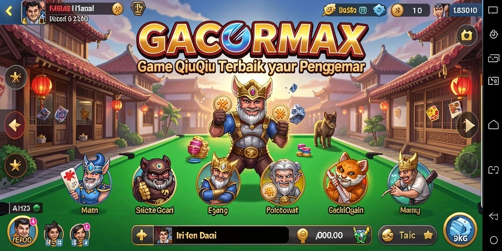 Tampilan gameplay GACORMAX yang seru dan mendebarkan.