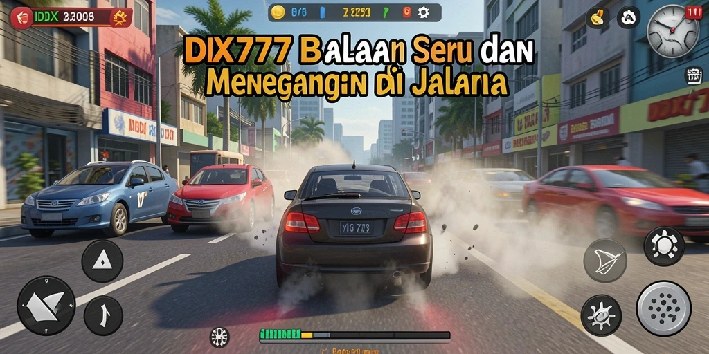 Gameplay Racing IDX777 yang seru dengan mobil balap menakjubkan.