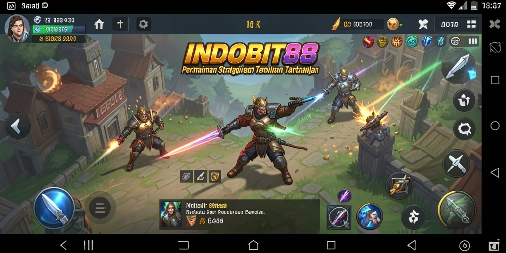 Screenshot gameplay INDOBIT88 yang penuh strategi dan tantangan.
