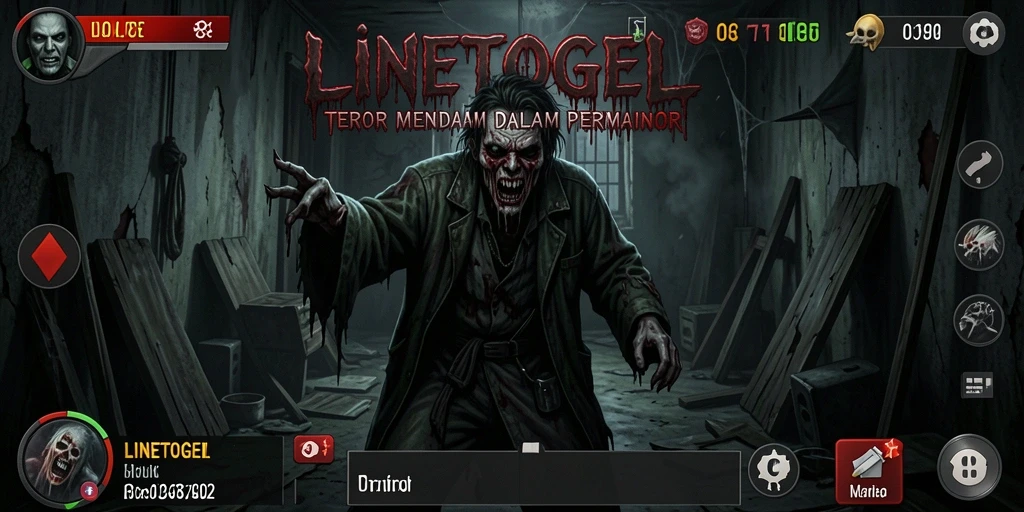 Tangkapan layar gameplay menakutkan dari LINETOGEL.