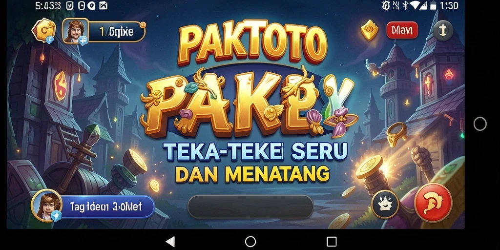 Gameplay menantang dalam PAKTOTO yang penuh warna dan seru.