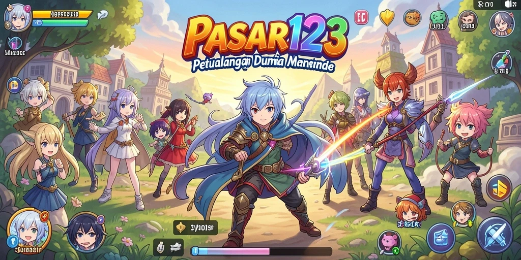 Gameplay PASAR123 yang penuh aksi dan visual anime menawan.