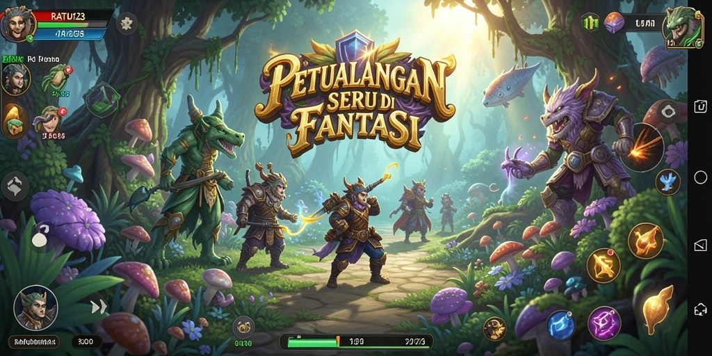 Screenshot gameplay RATU123 yang menampilkan petualangan mendebarkan.