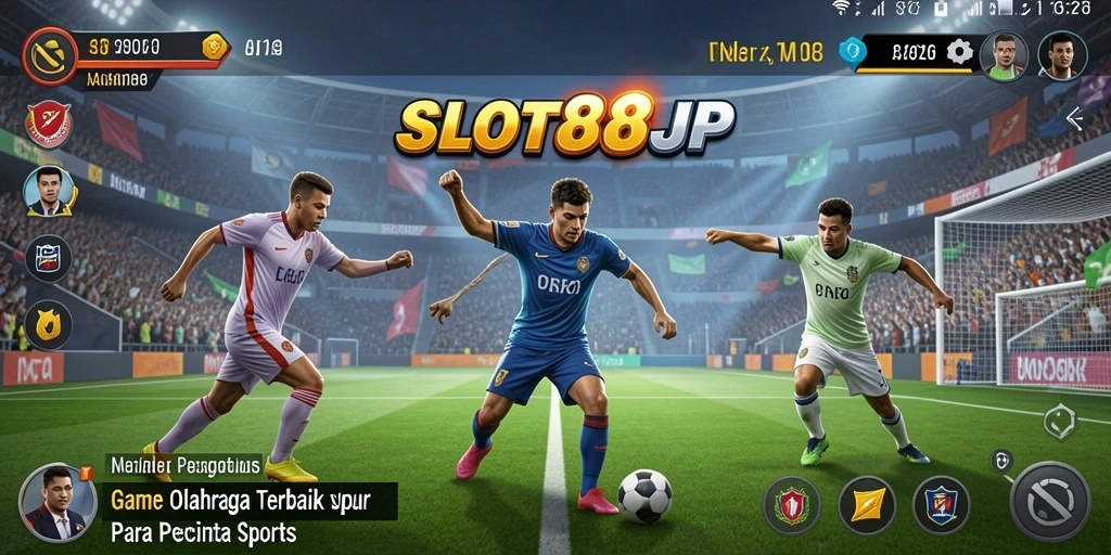 Tampilan menarik dari gameplay olahraga di SLOT88JP.