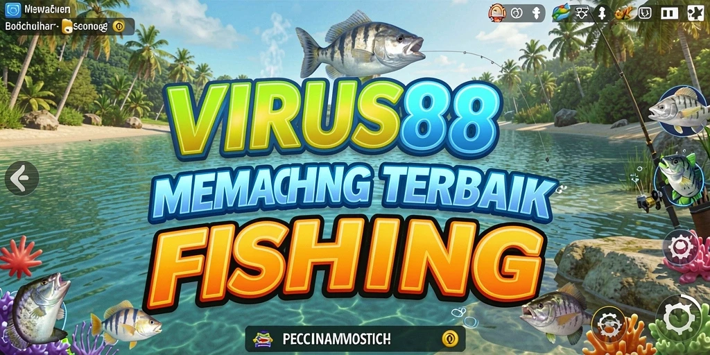 Tangkapan ikan besar dalam game memancing VIRUS88.