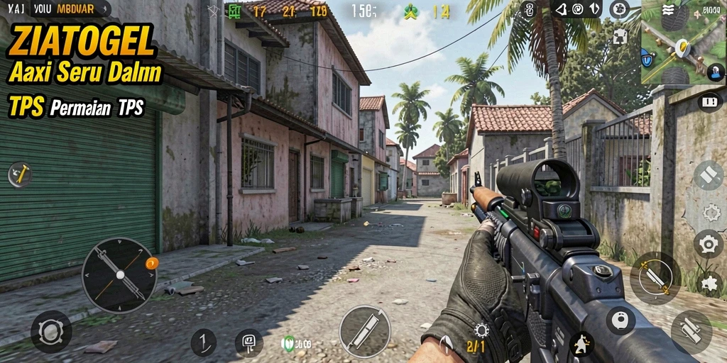 Tampilan gameplay ZIATOGEL yang seru dan menegangkan.